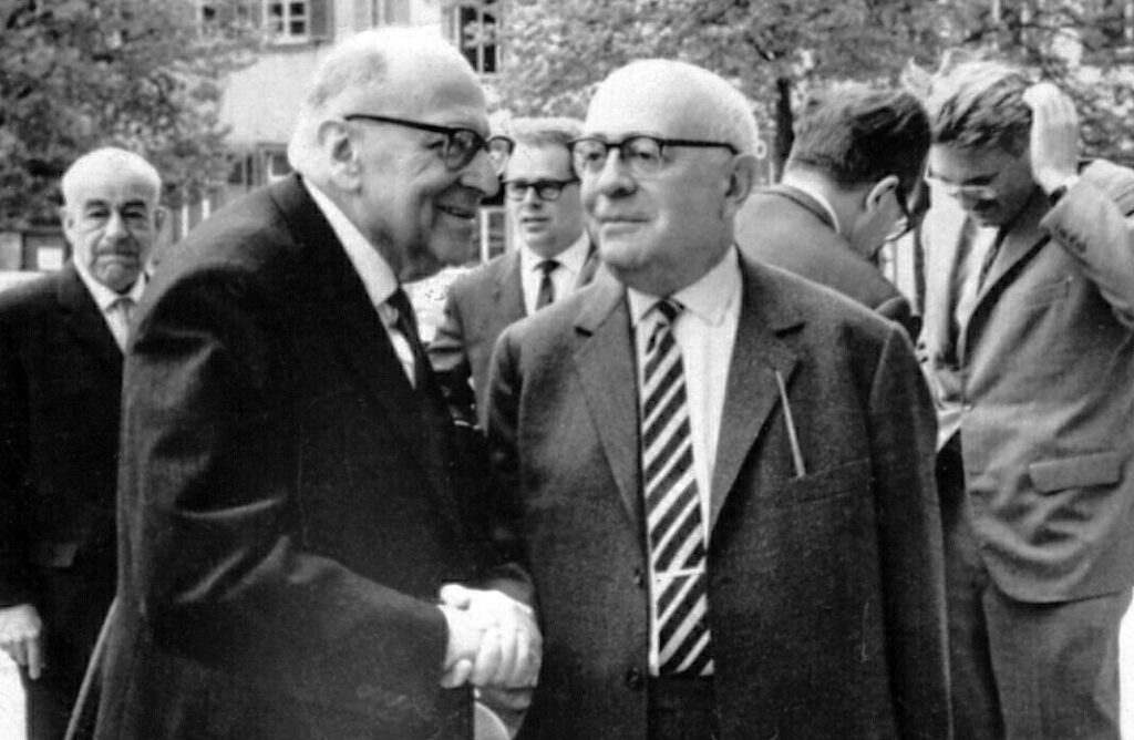 Horkheimer i Adorno (Foto: Jeremy J. Shapiro, Wikipedia)