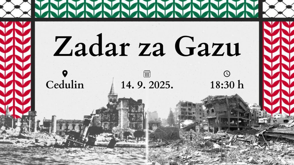 Zadar za Gazu: Prosvjedna šetnja