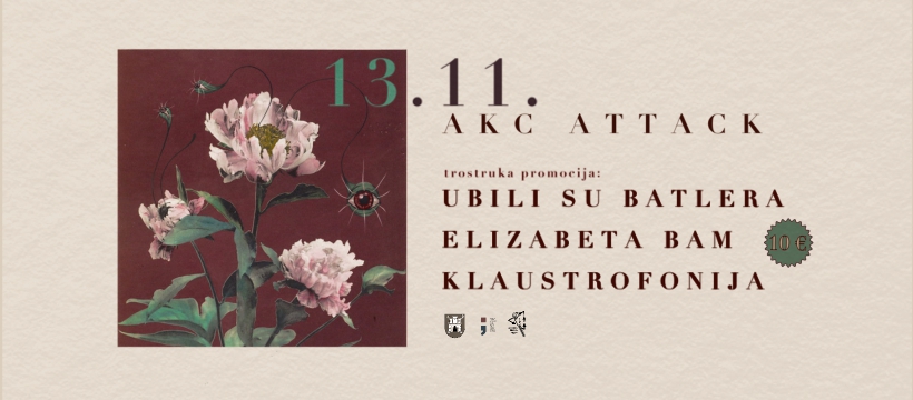 Trostruka promocija mladih bendova u Attacku
