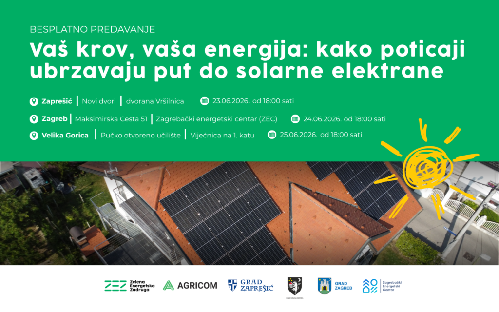 Solarni dnevni boravak i besplatna predavanja u Zaprešići, Zagrebu i Velikoj Gorici