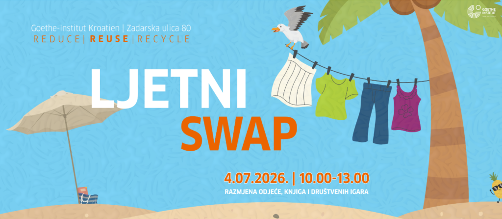 Ljetni SWAP Goethe-Instituta Kroatien: razmjena odjeće, knjiga i društvenih igara
